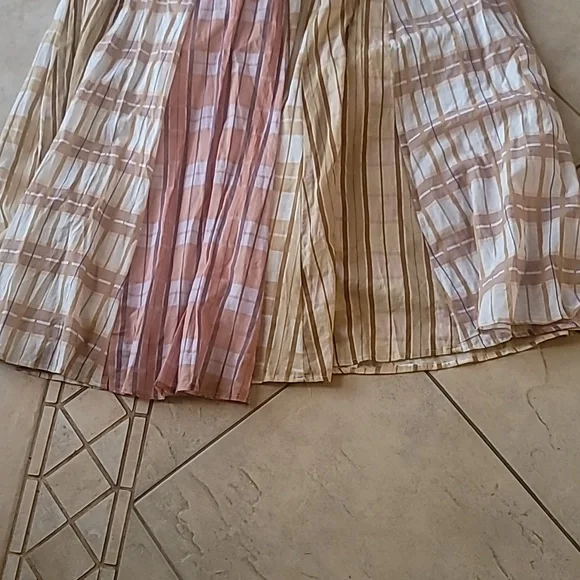 Paper Parachute Stretch Waist Maxi Full Skirt SZ M - Picture 7 of 16